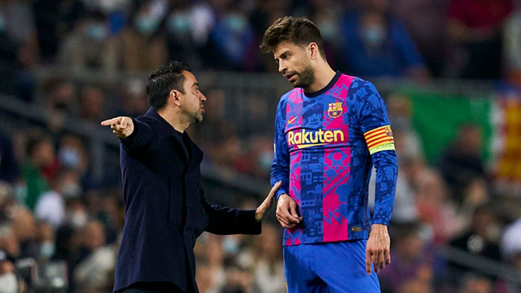 Gerard Pique “bentrok” dengan Xavi di Barcelona