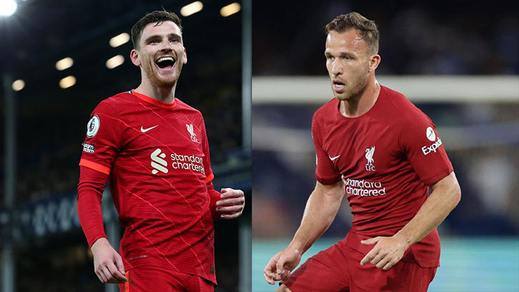 Andrew Robertson, Arthur Melo absen melawan Arsenal