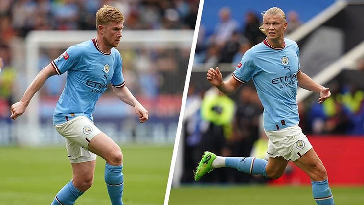 Kevin De Bruyne dan Erling Haaland