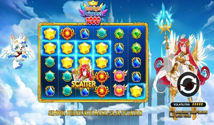 tampilan utama starlight princess 1000